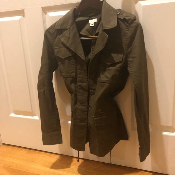J Crew XXS Olive Green Lightweight Jacket - Picture 5 of 7